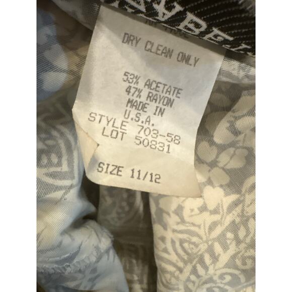 Vintage 90s Style Sleeveless Fit & Flare Corset Lace Back Boho Cottagecore Midi - Picture 8 of 10